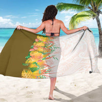 Hawaii Tropical Plant Lenalena Sarong Vibrant Polynesian Pattern