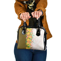 Hawaii Tropical Plant Lenalena Shoulder Handbag Vibrant Polynesian Pattern