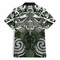 Personalised Maori Ngati Awa Hawaiian Shirt Silver Fern Kowhaiwhai Art LT01 - Polynesian Pride