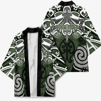 Personalised Maori Ngati Awa Kimono Silver Fern Kowhaiwhai Art LT01 - Polynesian Pride