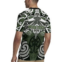 Personalised Maori Ngati Awa Rugby Jersey Silver Fern Kowhaiwhai Art LT01 - Polynesian Pride