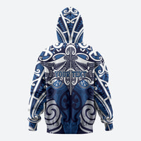 Personalised Maori Ngati Kahungunu Hoodie Silver Fern Kowhaiwhai Art LT01 - Polynesian Pride