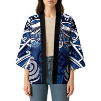 Personalised Maori Ngati Kahungunu Kimono Silver Fern Kowhaiwhai Art LT01 - Polynesian Pride