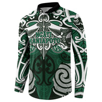 Personalised Maori Ngati Maniapoto Button Sweatshirt Silver Fern Kowhaiwhai Art LT01 - Polynesian Pride
