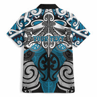 Personalised Maori Ngati Porou Hawaiian Shirt Silver Fern Kowhaiwhai Art LT01 - Polynesian Pride