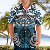 Personalised Maori Ngati Porou Hawaiian Shirt Silver Fern Kowhaiwhai Art LT01 - Polynesian Pride
