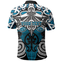 Personalised Maori Ngati Porou Polo Shirt Silver Fern Kowhaiwhai Art LT01 - Polynesian Pride