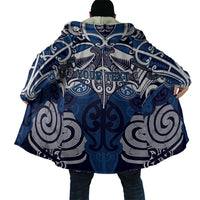 Personalised Maori Ngati Tuwharetoa Cloak Silver Fern Kowhaiwhai Art LT01 - Polynesian Pride