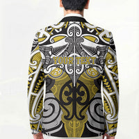 Personalised Maori Ngati Whatua Blazer Silver Fern Kowhaiwhai Art LT01 - Polynesian Pride