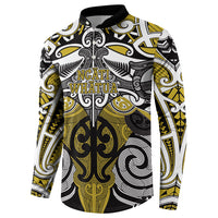 Personalised Maori Ngati Whatua Button Sweatshirt Silver Fern Kowhaiwhai Art LT01 - Polynesian Pride
