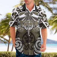 Personalised Maori Waikato Tainui Hawaiian Shirt Silver Fern Kowhaiwhai Art LT01 - Polynesian Pride