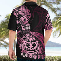 Aotearoa Kia Ora New Zealand Ta Moko Pink Version Hawaiian Shirt LT01 - Polynesian Pride