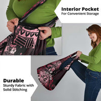 Aotearoa Kia Ora New Zealand Ta Moko Red Version Grocery Bag