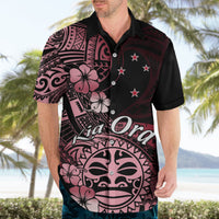 Aotearoa Kia Ora New Zealand Ta Moko Red Version Hawaiian Shirt LT01 - Polynesian Pride