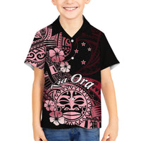 Aotearoa Kia Ora New Zealand Ta Moko Red Version Hawaiian Shirt LT01 - Polynesian Pride