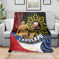 Lapulapu The First Filipino Hero Blanket Polynesian Pattern