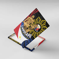 Lapulapu The First Filipino Hero Canvas Wall Art Polynesian Pattern