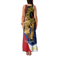 Personalized Lapulapu The First Filipino Hero Family Matching Tank Maxi Dress and Hawaiian Shirt Polynesian Pattern