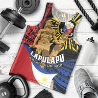 Personalized Lapulapu The First Filipino Hero Men Tank Top Polynesian Pattern LT01 - Polynesian Pride