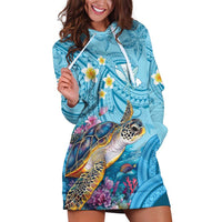 Personalized Hawaii Sea Turtle Hoodie Dress Hawaii Map Ocean Vibes