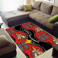 Papua New Guinea 50th Independence Area Rug PNG Batik Pattern - Polynesian Pride