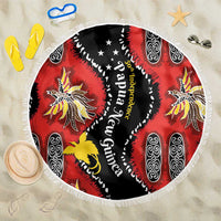 Papua New Guinea 50th Independence Beach Blanket PNG Batik Pattern - Polynesian Pride