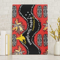 Papua New Guinea 50th Independence Canvas Wall Art PNG Batik Pattern - Polynesian Pride