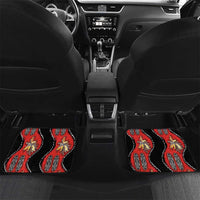 Papua New Guinea 50th Independence Car Mats PNG Batik Pattern - Polynesian Pride