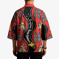Papua New Guinea 50th Independence Kimono PNG Batik Pattern LT01 - Polynesian Pride