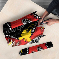 Papua New Guinea 50th Independence Umbrella PNG Batik Pattern LT01 - Polynesian Pride