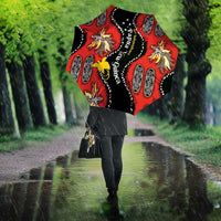 Papua New Guinea 50th Independence Umbrella PNG Batik Pattern LT01 - Polynesian Pride
