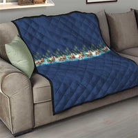 Hawaii Santa Riding Sea Turtle Quilt Mele Kalikimaka Polynesian Pattern LT01 - Polynesian Pride