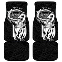 Personalized Hawaii King Kamehameha Car Mats Flag Polynesian Pattern LT01 - Polynesian Pride