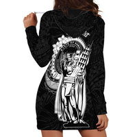 Personalized Hawaii King Kamehameha Hoodie Dress Flag Polynesian Pattern