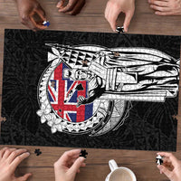 Hawaii King Kamehameha Puzzle Flag Polynesian Pattern LT01 - Polynesian Pride