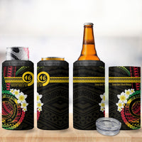 Vanuatu Independence Day 4 in 1 Can Cooler Tumbler Yumi 46th Hapi Indipendens Dei LT01 - Polynesian Pride