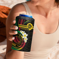 Vanuatu Independence Day 4 in 1 Can Cooler Tumbler Yumi 46th Hapi Indipendens Dei LT01 - Polynesian Pride