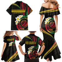 Vanuatu Independence Day Family Matching Mermaid Dress and Hawaiian Shirt Yumi 45th Hapi Indipendens Dei LT01