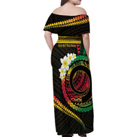 Vanuatu Independence Day Family Matching Off Shoulder Maxi Dress and Hawaiian Shirt Yumi 46th Hapi Indipendens Dei LT01 - Polynesian Pride