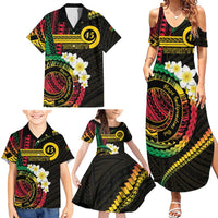 Vanuatu Independence Day Family Matching Summer Maxi Dress and Hawaiian Shirt Yumi 46th Hapi Indipendens Dei LT01 - Polynesian Pride