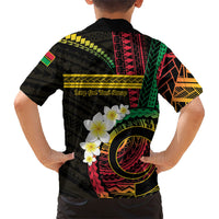 Vanuatu Independence Day Family Matching Tank Maxi Dress and Hawaiian Shirt Yumi 46th Hapi Indipendens Dei LT01 - Polynesian Pride