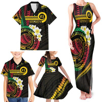 Vanuatu Independence Day Family Matching Tank Maxi Dress and Hawaiian Shirt Yumi 46th Hapi Indipendens Dei LT01 - Polynesian Pride