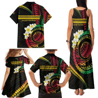 Vanuatu Independence Day Family Matching Tank Maxi Dress and Hawaiian Shirt Yumi 46th Hapi Indipendens Dei LT01 - Polynesian Pride