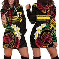 Vanuatu Independence Day Hoodie Dress Yumi 46th Hapi Indipendens Dei LT01 - Polynesian Pride