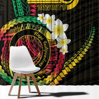 Vanuatu Independence Day Window Curtain Yumi 46th Hapi Indipendens Dei LT01 - Polynesian Pride