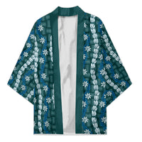 Pikake Maile Tiare Lei Kimono Polu Lauhala Pattern