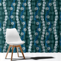 Pikake Maile Tiare Lei Window Curtain Polu Lauhala Pattern