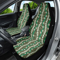 Pikake Maile Tiare Lei Car Seat Cover Omaomao Lauhala Pattern