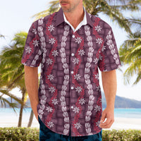 Pikake Maile Tiare Lei Hawaiian Shirt Akala Lauhala Pattern LT01 - Polynesian Pride