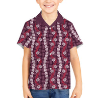 Pikake Maile Tiare Lei Hawaiian Shirt Akala Lauhala Pattern